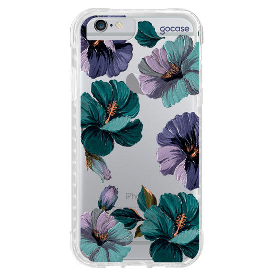Capinha para celular  Monograma - Midnight Blooms