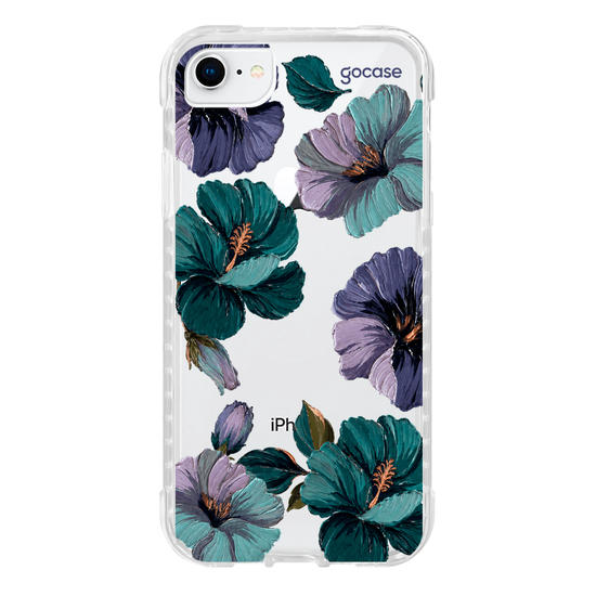 Capinha para celular  Monograma - Midnight Blooms