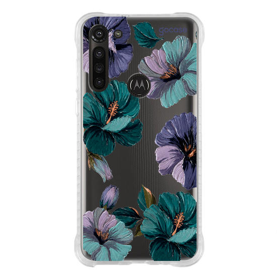 Capinha para celular  Monograma - Midnight Blooms