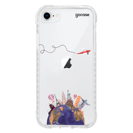 Capinha para celular Monumentos Mundiais Clean Manuscrita