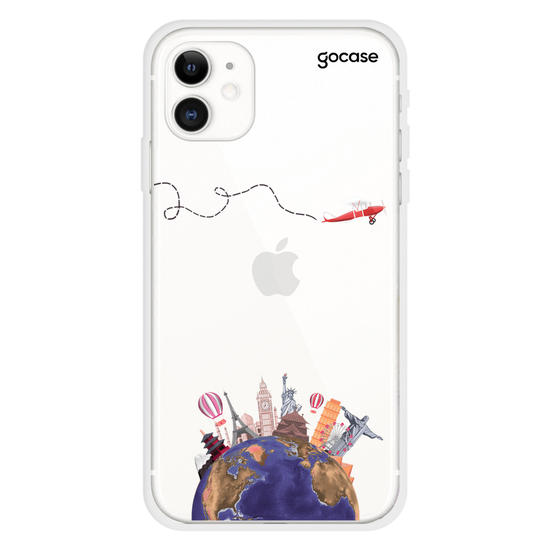 World Monuments Clean Handwritten Phone Case
