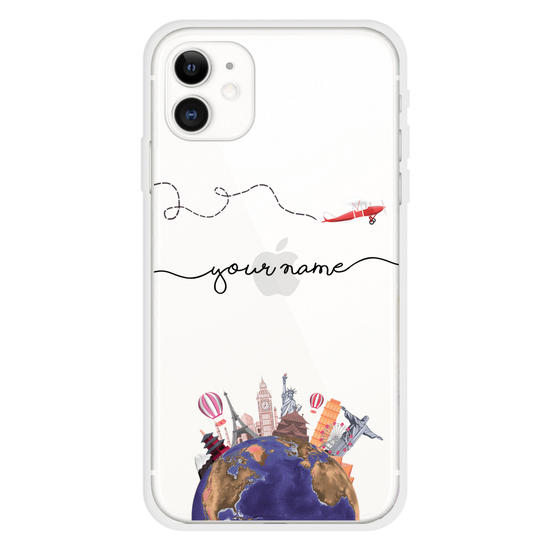 World Monuments Clean Handwritten Phone Case