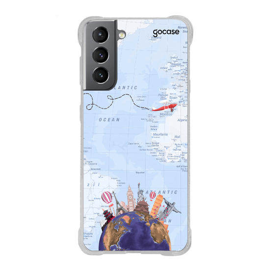 Capinha para celular Monumentos Mundiais Manuscrita