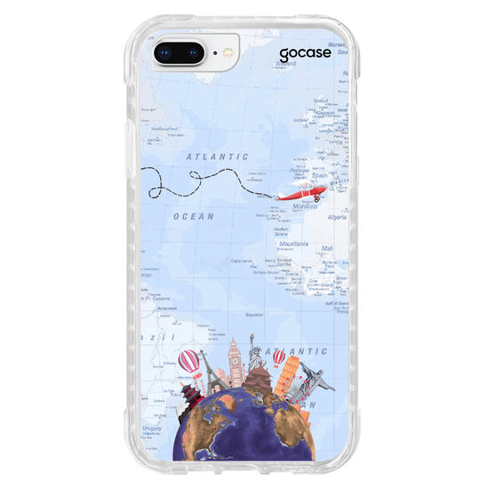 Capinha para celular Monumentos Mundiais Manuscrita
