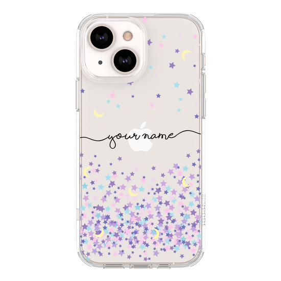 Moon & Handwritten stars Phone Case