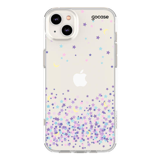 Capinha para celular Lua e Estrelas Manuscrita