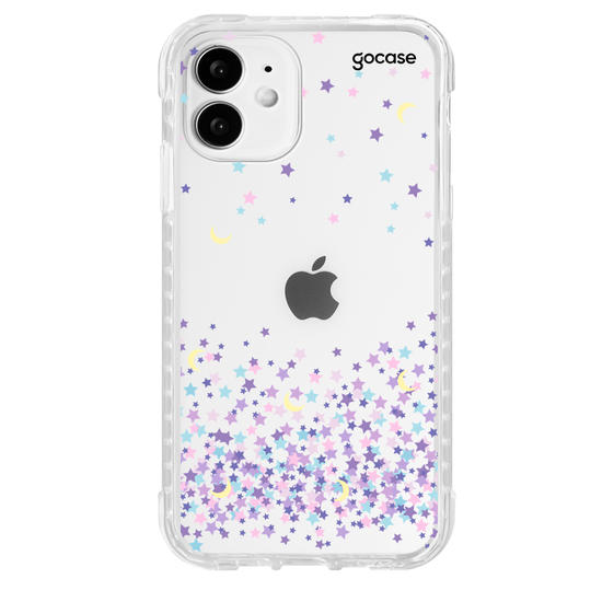 Capinha para celular Lua e Estrelas Manuscrita