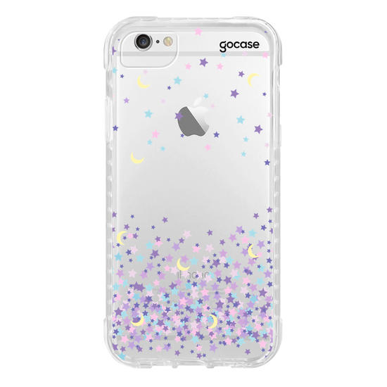 Capinha para celular Lua e Estrelas Manuscrita