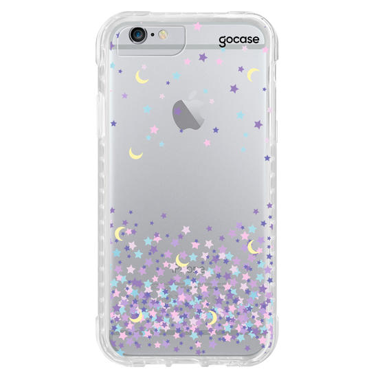 Capinha para celular Lua e Estrelas Manuscrita