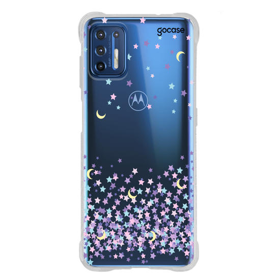 Capinha para celular Lua e Estrelas Manuscrita