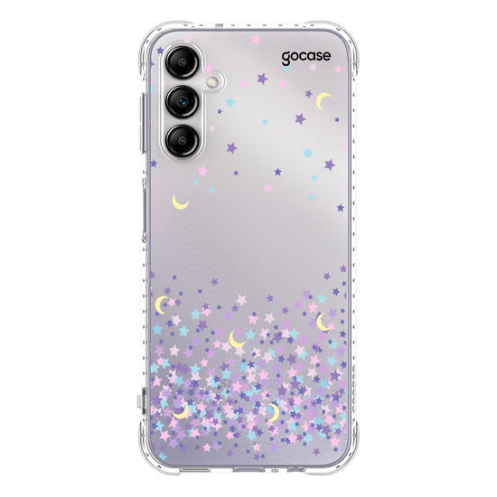 Capinha para celular Lua e Estrelas Manuscrita