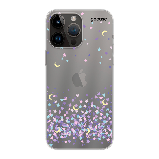 Moon & Handwritten stars Phone Case