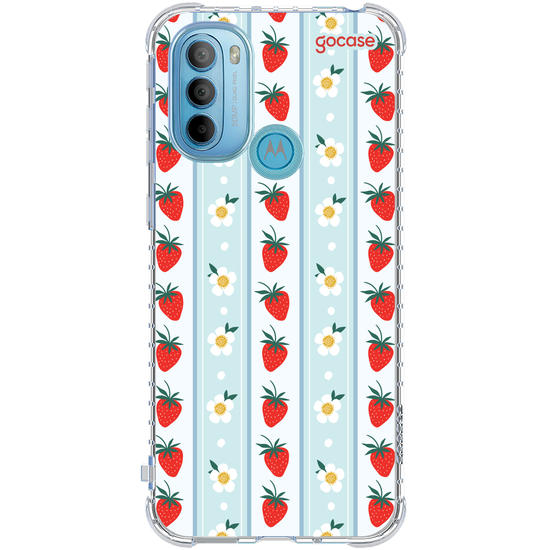 Capinha para celular  Morangos Coquette