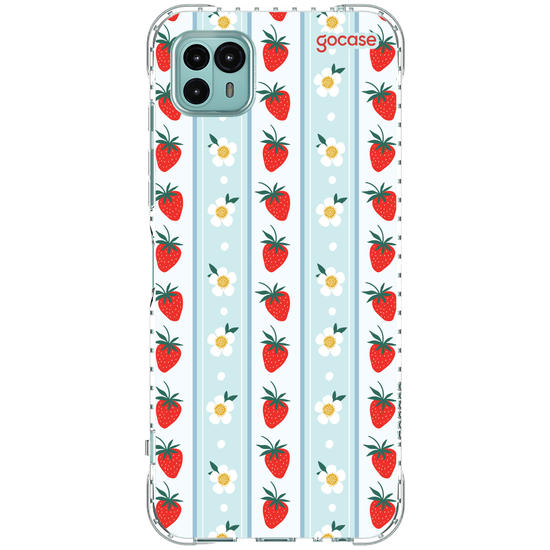 Capinha para celular  Morangos Coquette