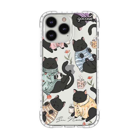 Capinha para celular Morning Cat