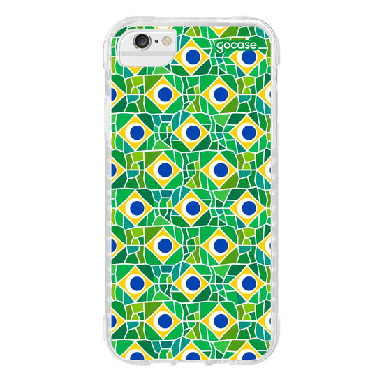 Capinha para celular  Mosaico Brasil Arte