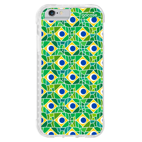 Capinha para celular  Mosaico Brasil Arte