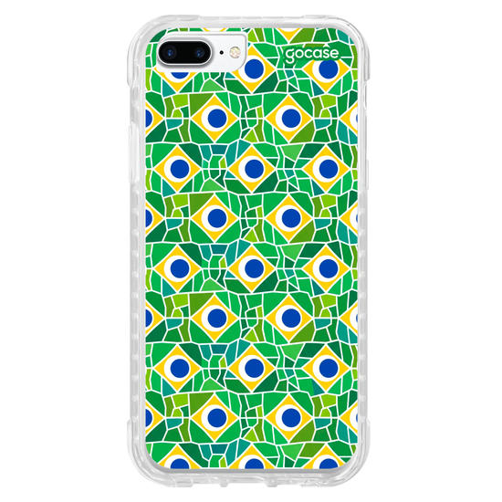 Capinha para celular  Mosaico Brasil Arte