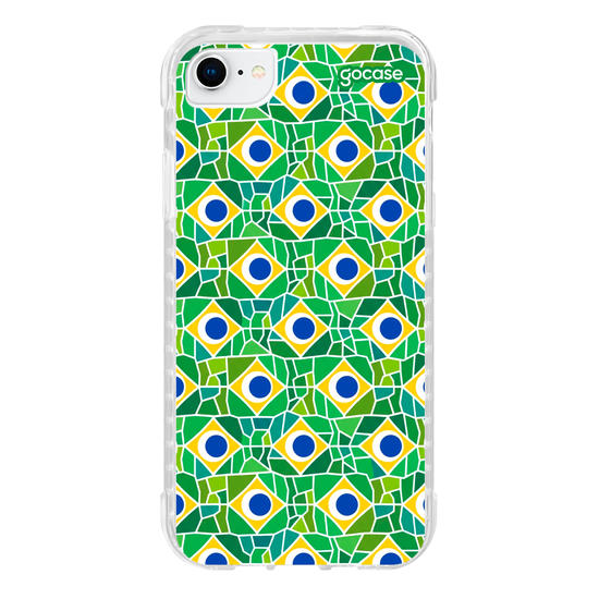 Capinha para celular  Mosaico Brasil Arte
