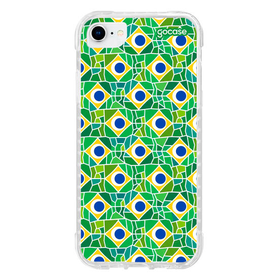 Capinha para celular  Mosaico Brasil Arte