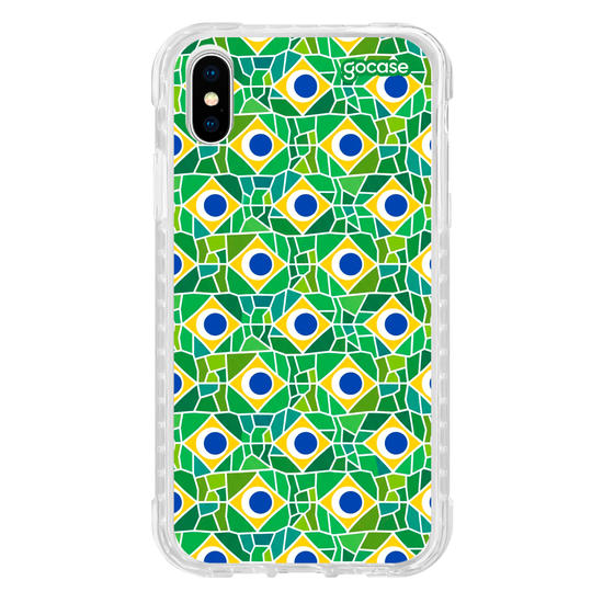 Capinha para celular  Mosaico Brasil Arte