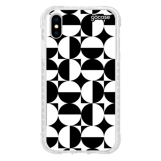 Capinha para celular Mosaico Preto e Branco