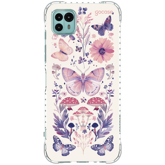 Capinha para celular  Moth Mushroom