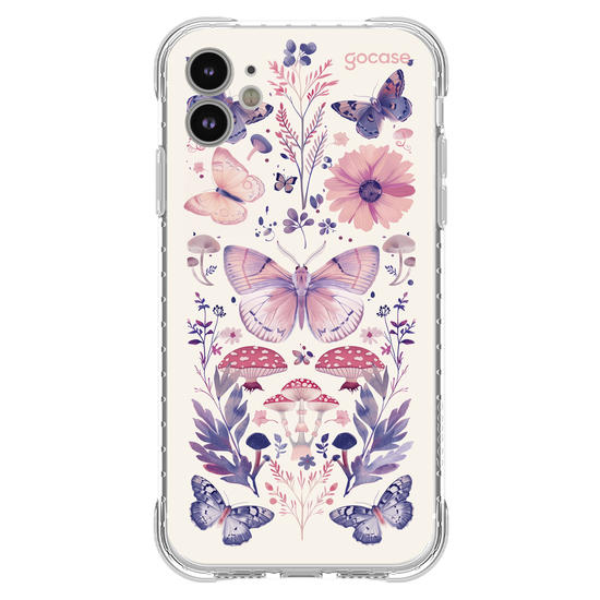 Capinha para celular  Moth Mushroom