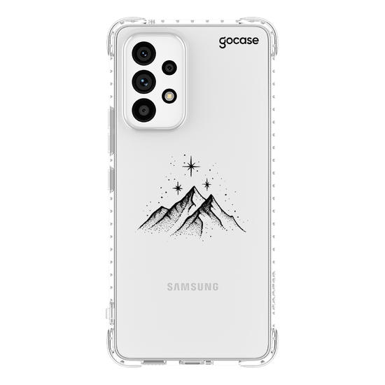 Capinha para celular  Booklover - Mountains and Stars