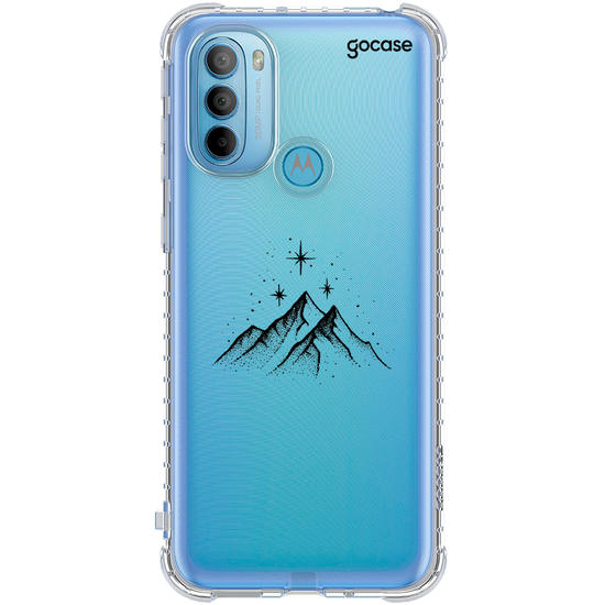 Capinha para celular  Booklover - Mountains and Stars