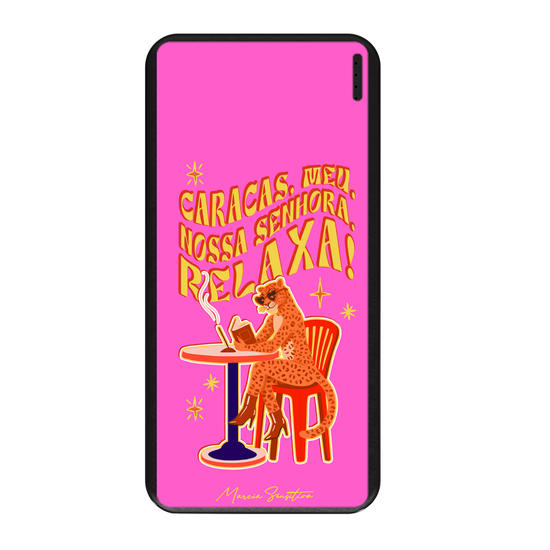 Carregador Portátil Fast Charge - Marcia Sensitiva - Nossa Senhora, Relaxa!