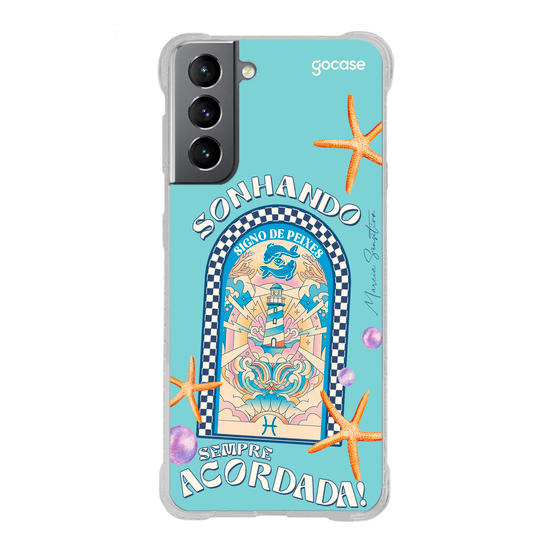 Capinha para celular  Marcia Sensitiva - Signo de Água - Peixes