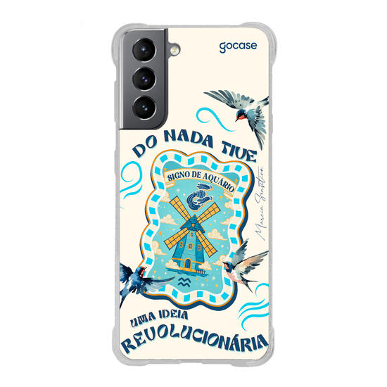 Capinha para celular  Marcia Sensitiva - Signo de Ar - Aquário