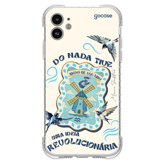 Capinha para celular  Marcia Sensitiva - Signo de Ar - Aquário