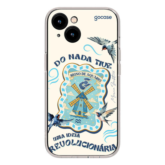 Capinha para celular  Marcia Sensitiva - Signo de Ar - Aquário