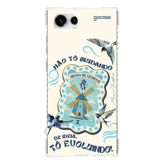 Capinha para celular  Marcia Sensitiva - Signo de Ar - Gêmeos