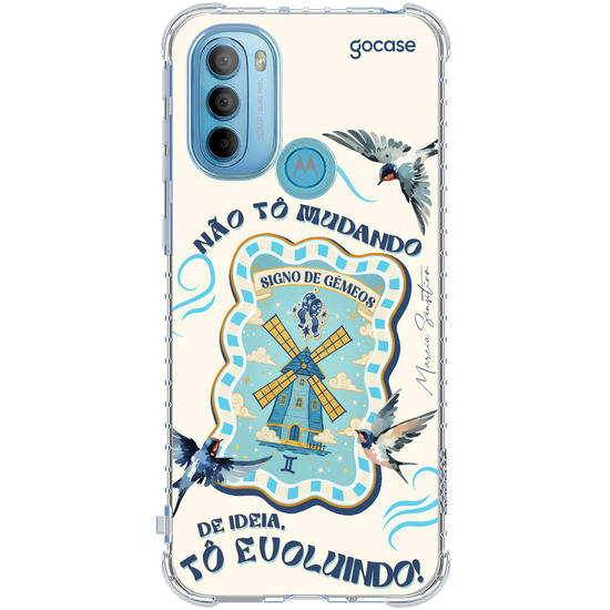Capinha para celular  Marcia Sensitiva - Signo de Ar - Gêmeos
