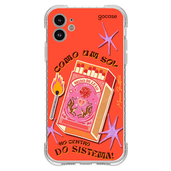 Capinha para celular  Marcia Sensitiva - Signo de Fogo - Leão