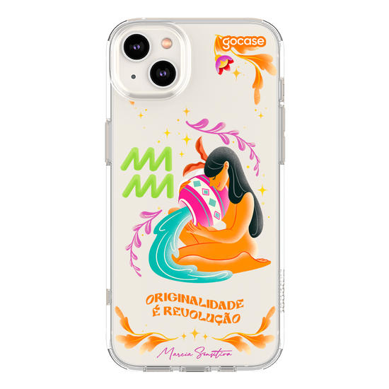 Capinha para celular  Marcia Sensitiva - Signos - Aquário