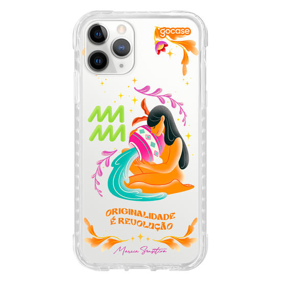 Capinha para celular  Marcia Sensitiva - Signos - Aquário