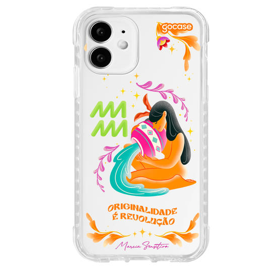 Capinha para celular  Marcia Sensitiva - Signos - Aquário