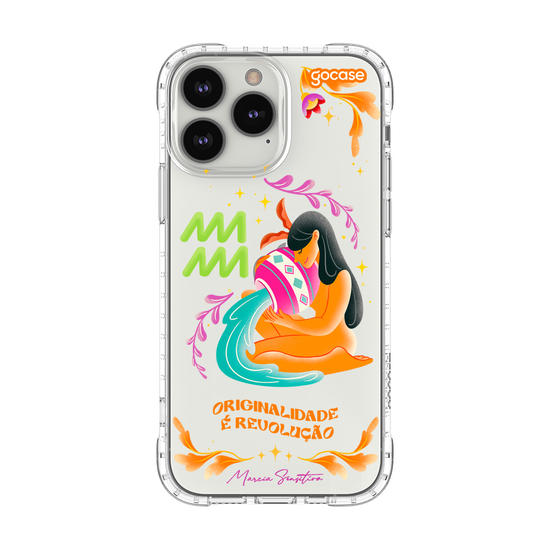 Capinha para celular  Marcia Sensitiva - Signos - Aquário