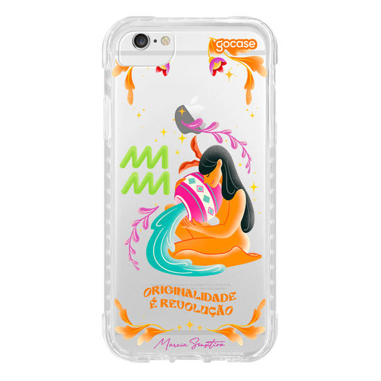 Capinha para celular  Marcia Sensitiva - Signos - Aquário