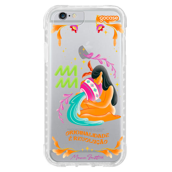 Capinha para celular  Marcia Sensitiva - Signos - Aquário