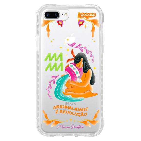 Capinha para celular  Marcia Sensitiva - Signos - Aquário