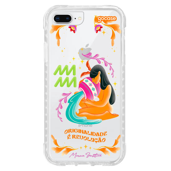 Capinha para celular  Marcia Sensitiva - Signos - Aquário
