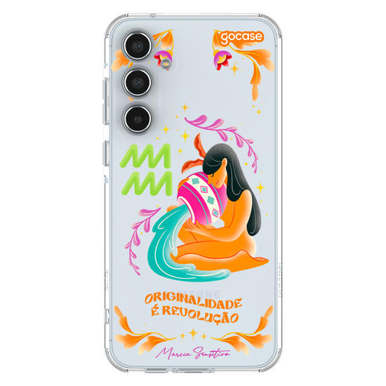 Capinha para celular  Marcia Sensitiva - Signos - Aquário