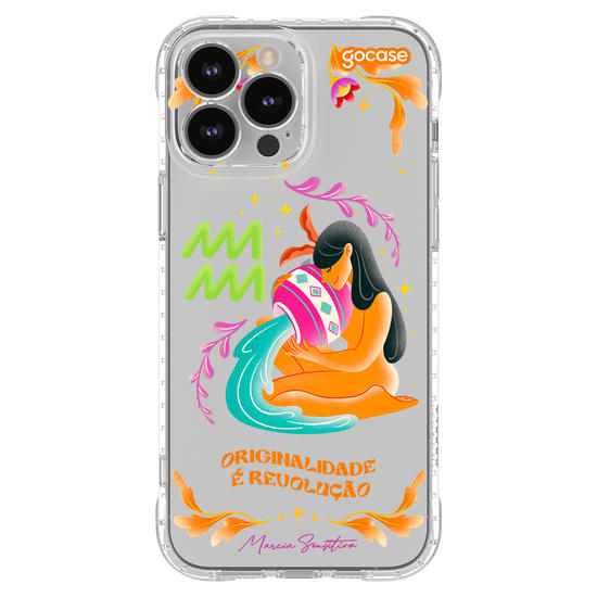 Capinha para celular  Marcia Sensitiva - Signos - Aquário