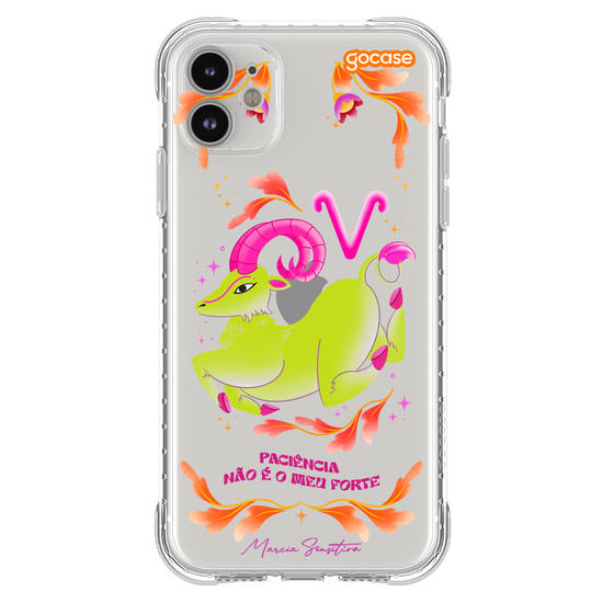 Capinha para celular  Marcia Sensitiva - Signos - Áries