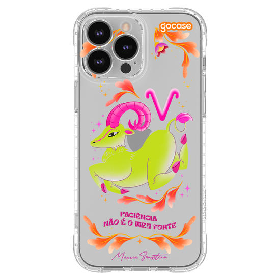Capinha para celular  Marcia Sensitiva - Signos - Áries